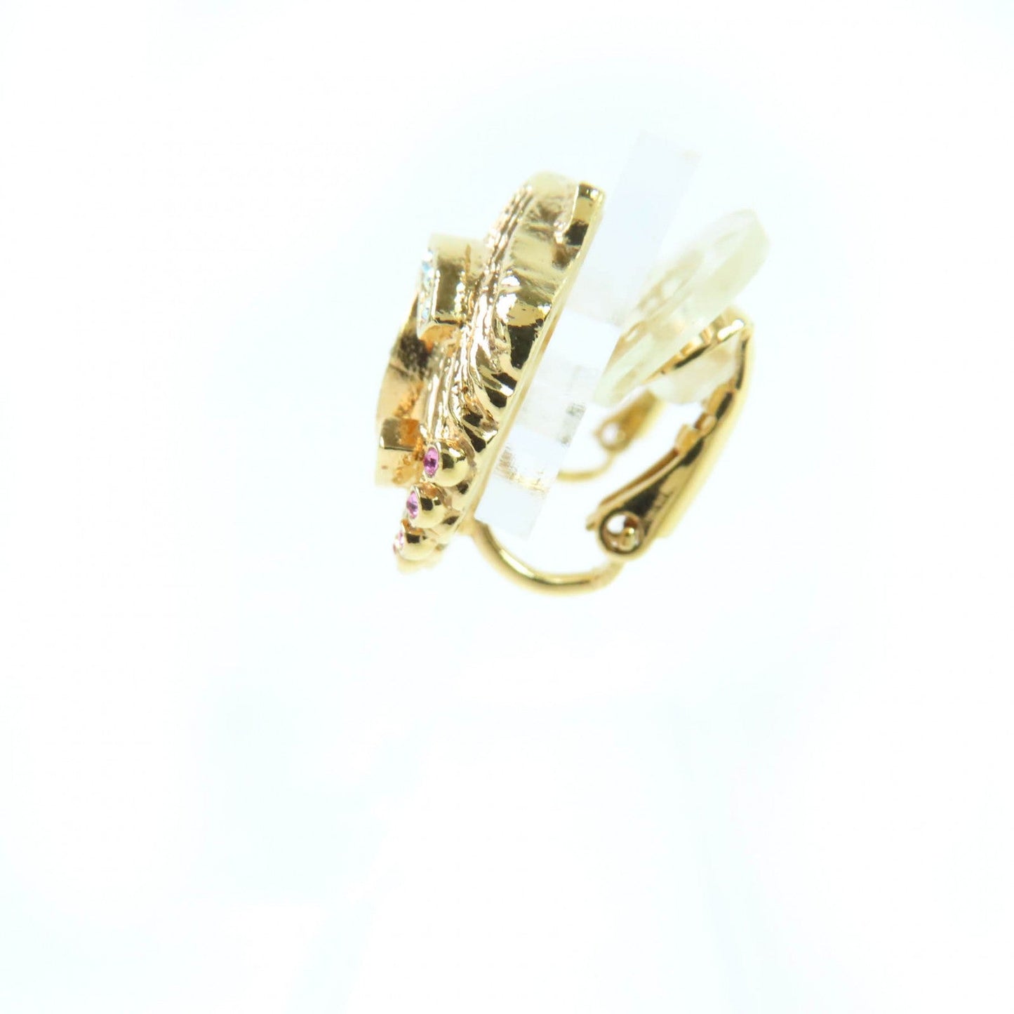 Chanel COCO Mark Shell Design Earrings