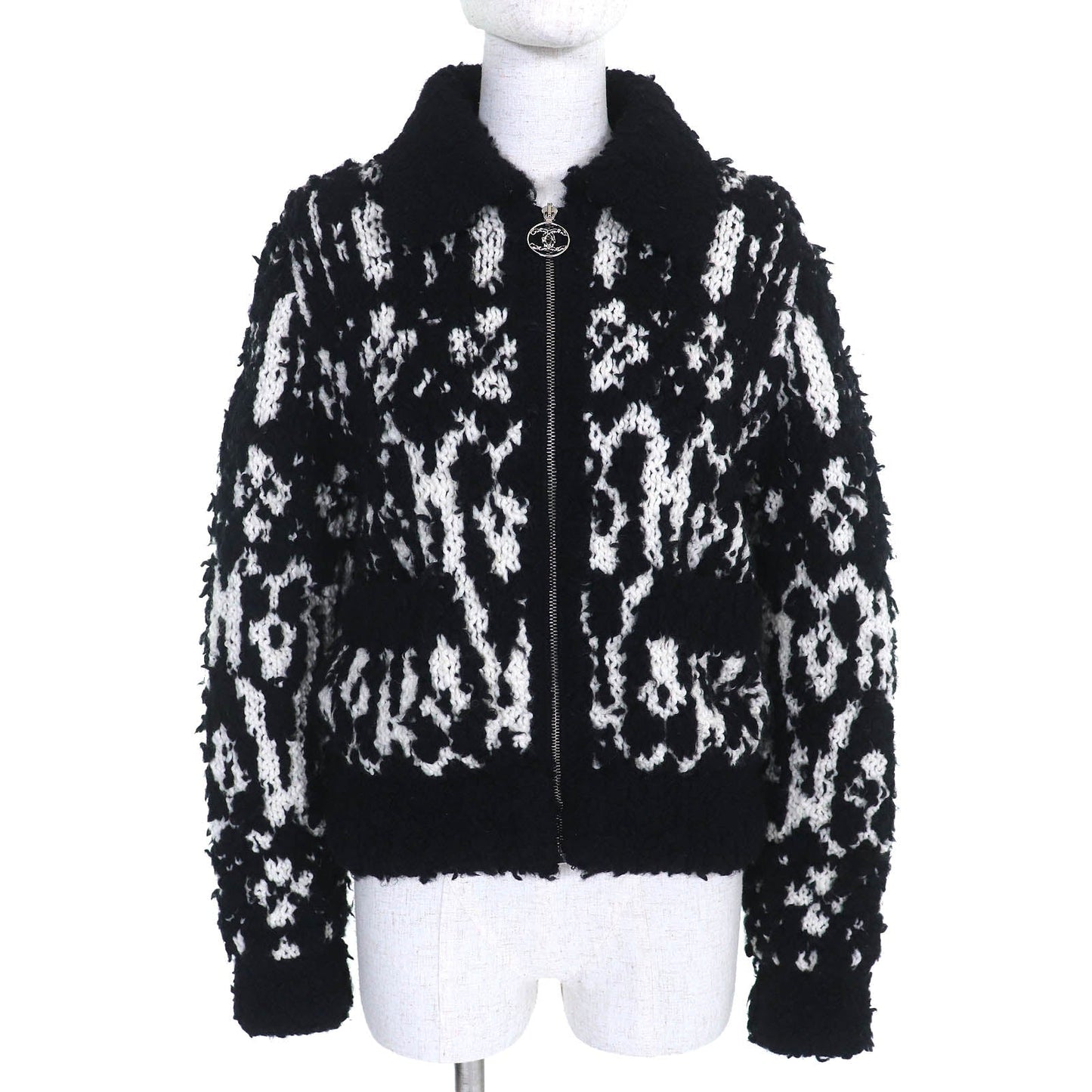 Chanel COCO Mark Wool Knit Jacket