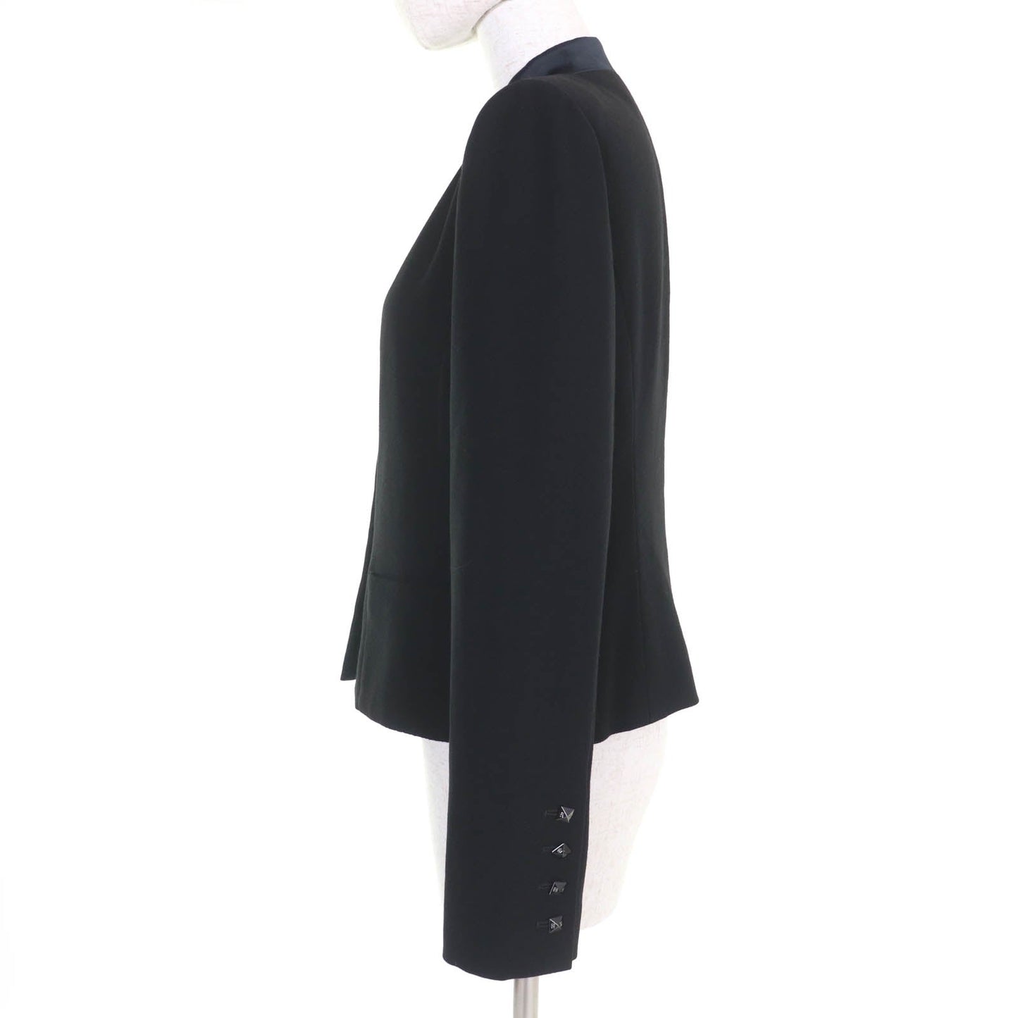 Chanel COCO Mark Pyramid Button Wool Jacket