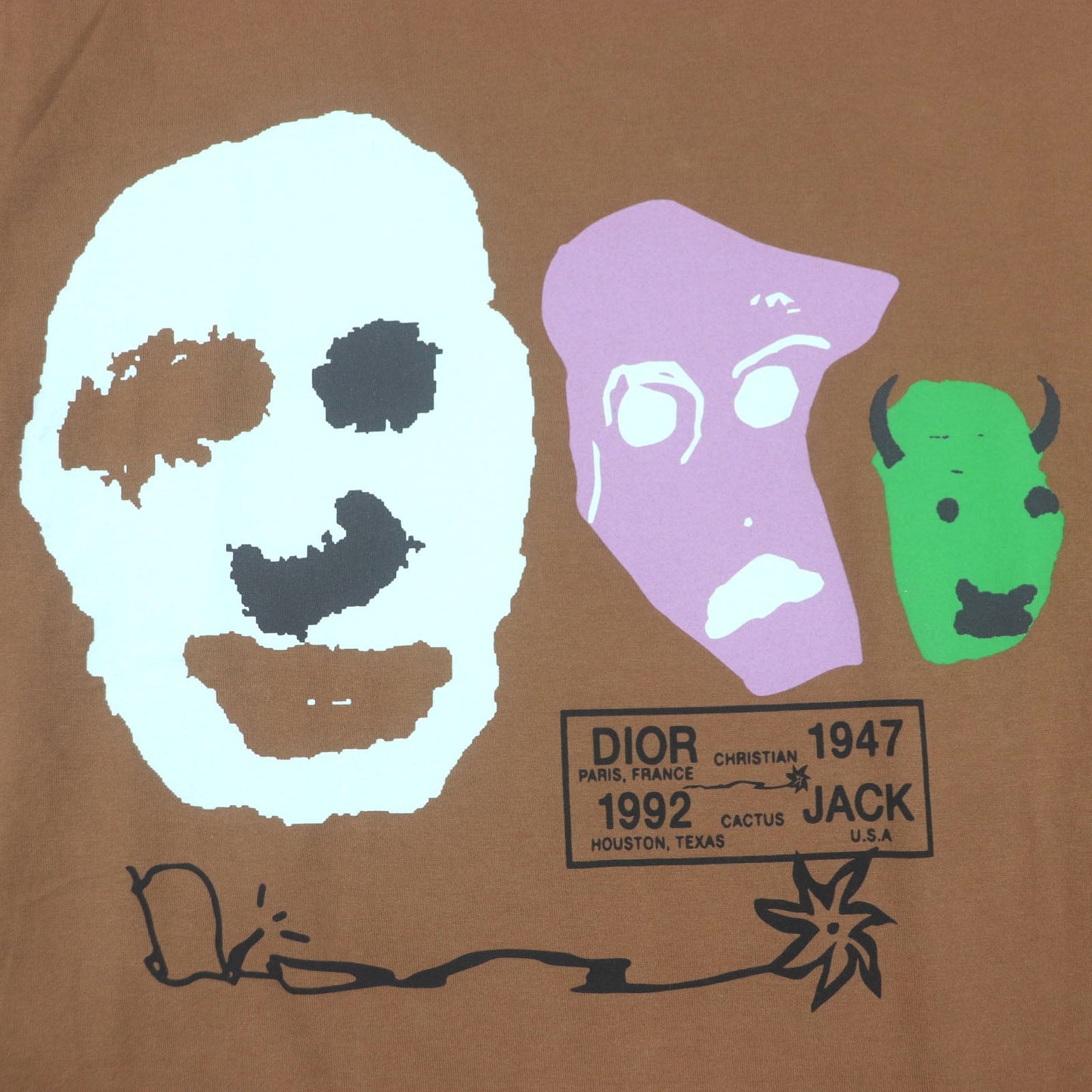 Dior Cactus Jack Travis Scott Short Sleeve T-shirt