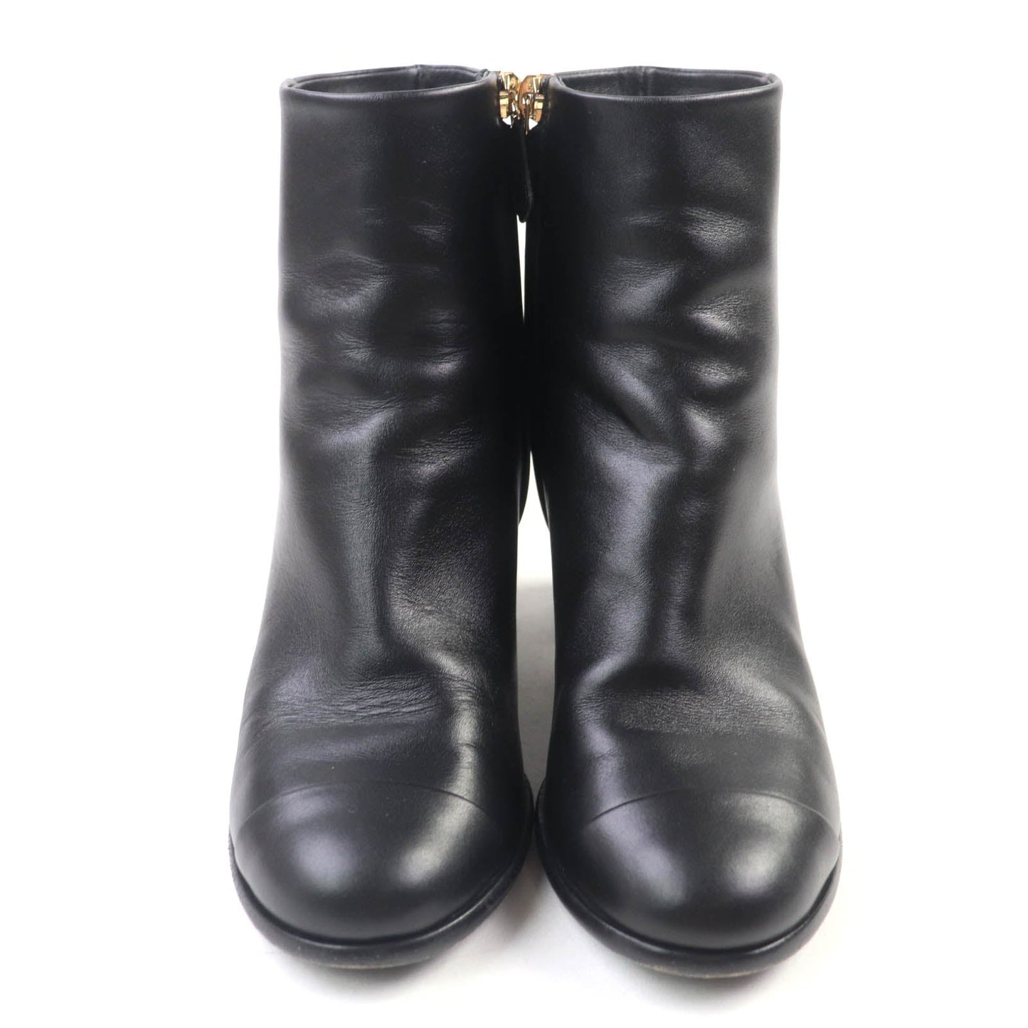 Chanel G36307 Leather Short Boots