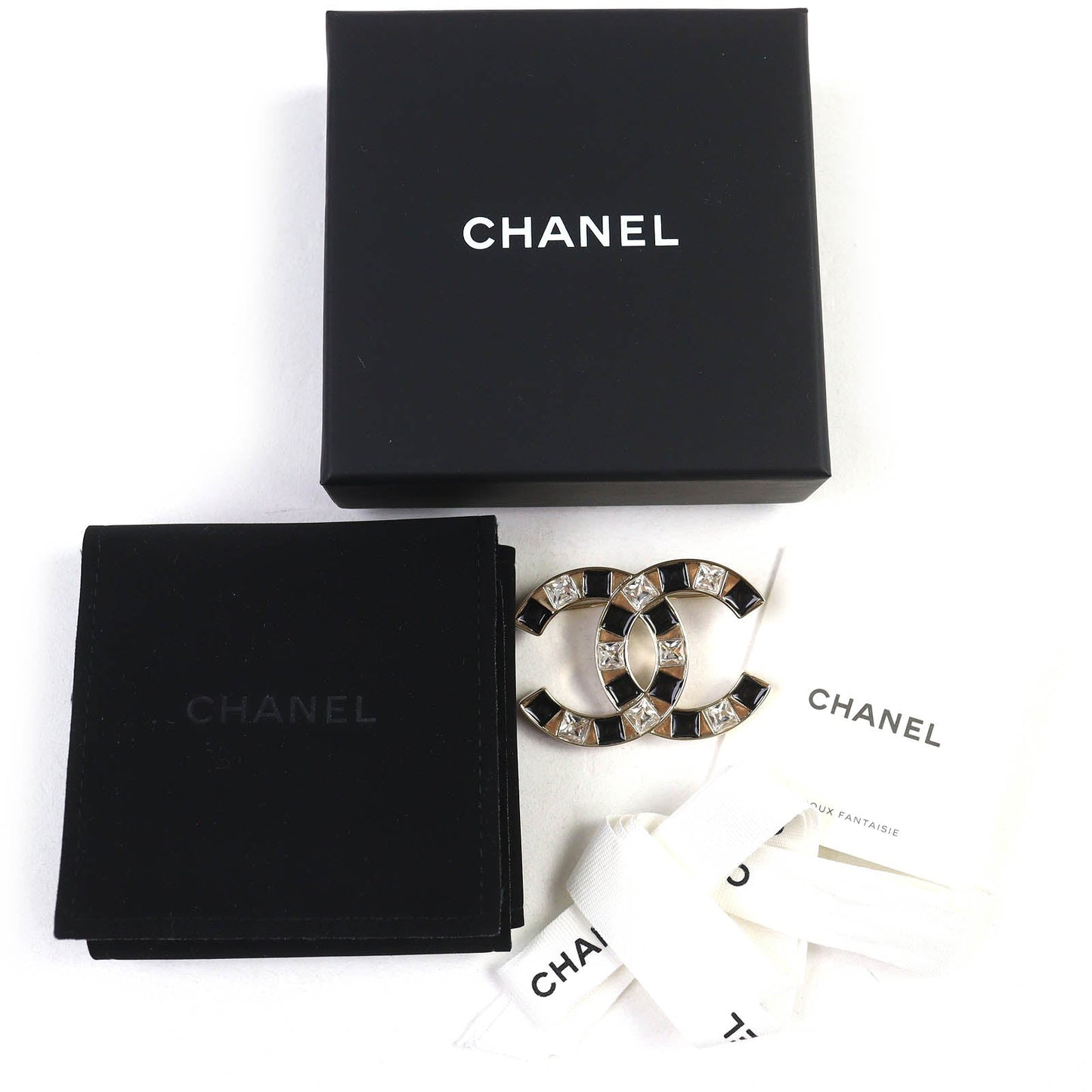 Chanel COCO Mark CC logo Brooch