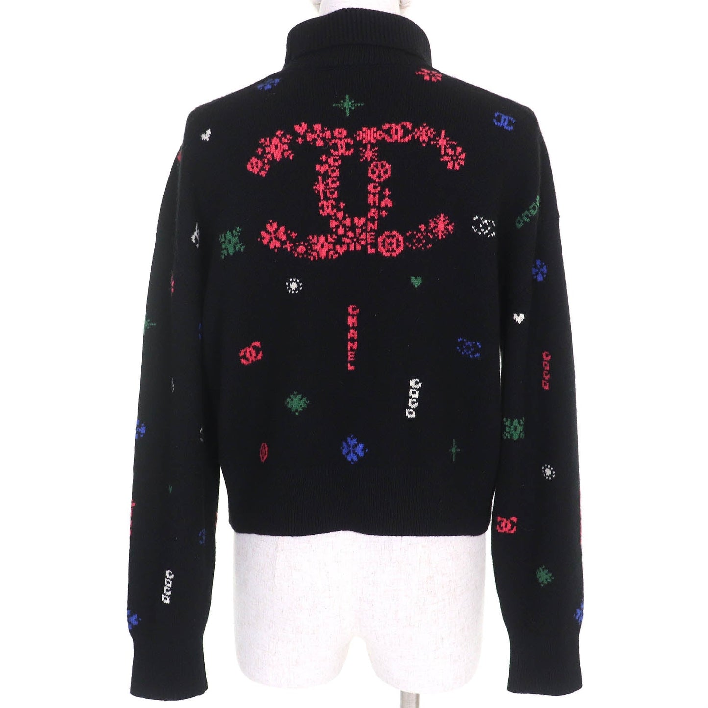 Chanel COCO Mark Cashmere Knit Sweater