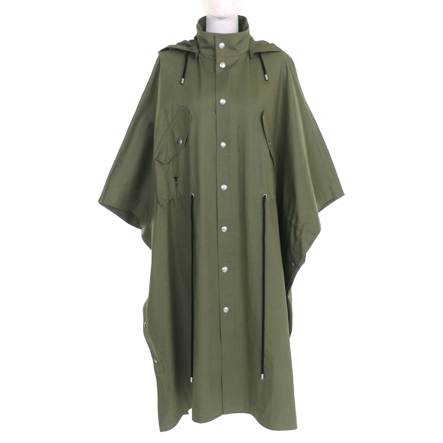 Christian Dior Bee Embroidered Military Cape Coat