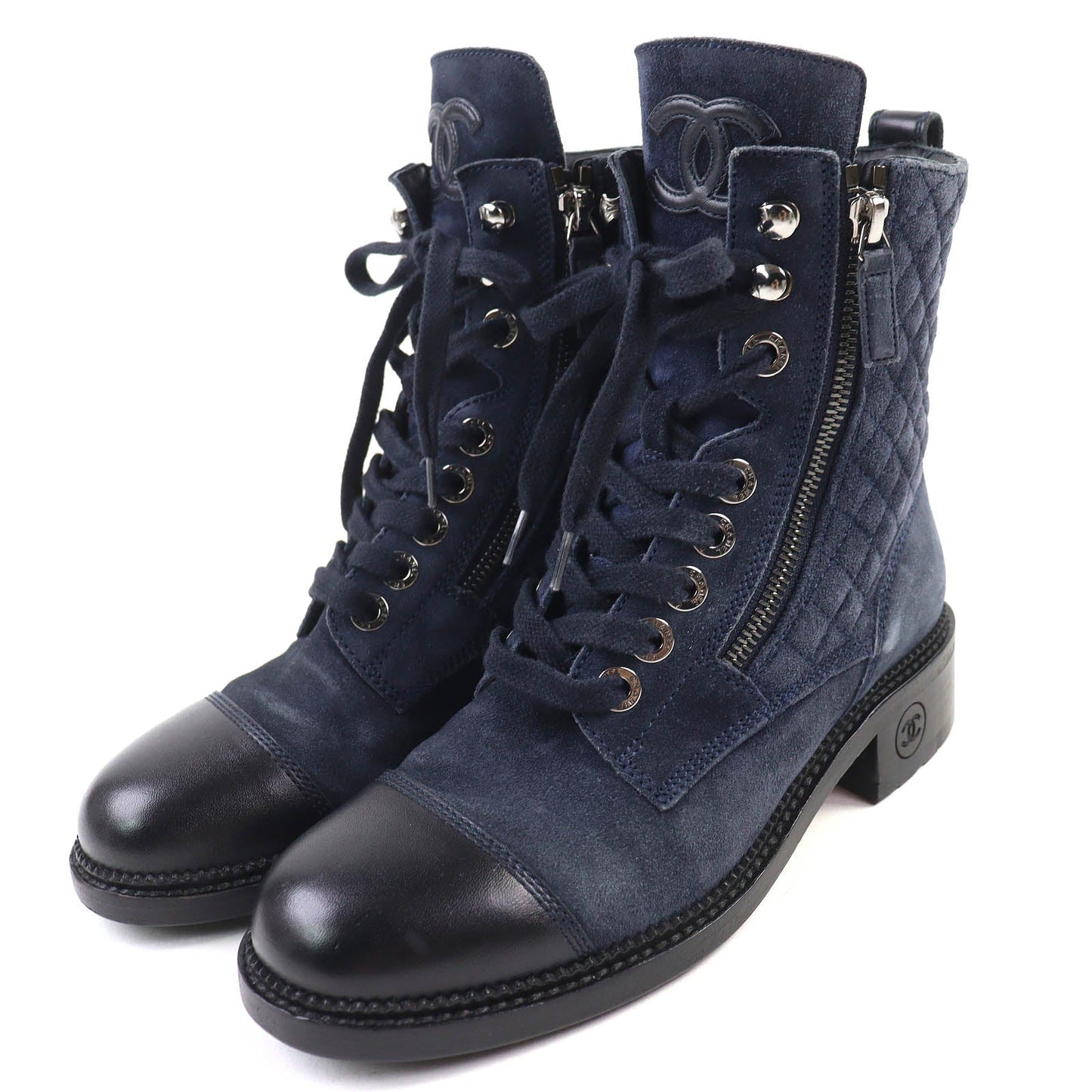 Chanel Matelasse Ankle Boots