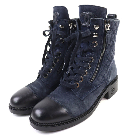 Chanel Matelasse Ankle Boots