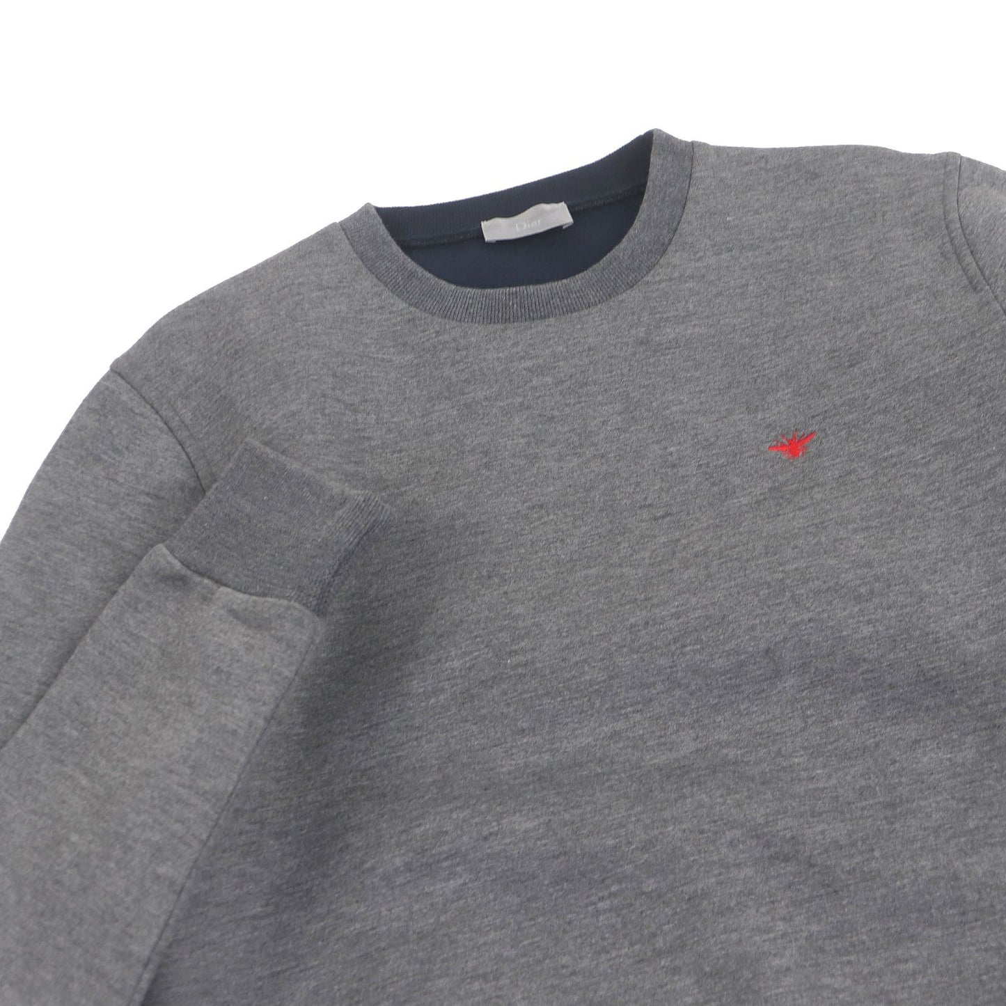 Dior HOMME Bee Embroidered Crew Neck Sweatshirt
