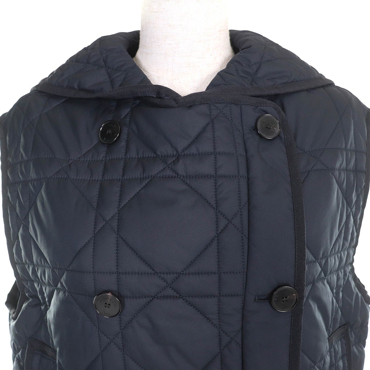 Christian Dior Macrocannage Quilted Technical Taffeta Vest