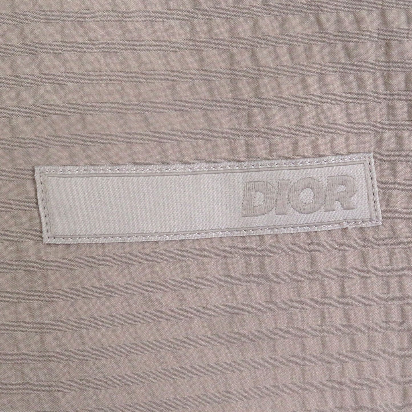 Dior Check Pattern Soccer Fabric Short Sleeve Shirt