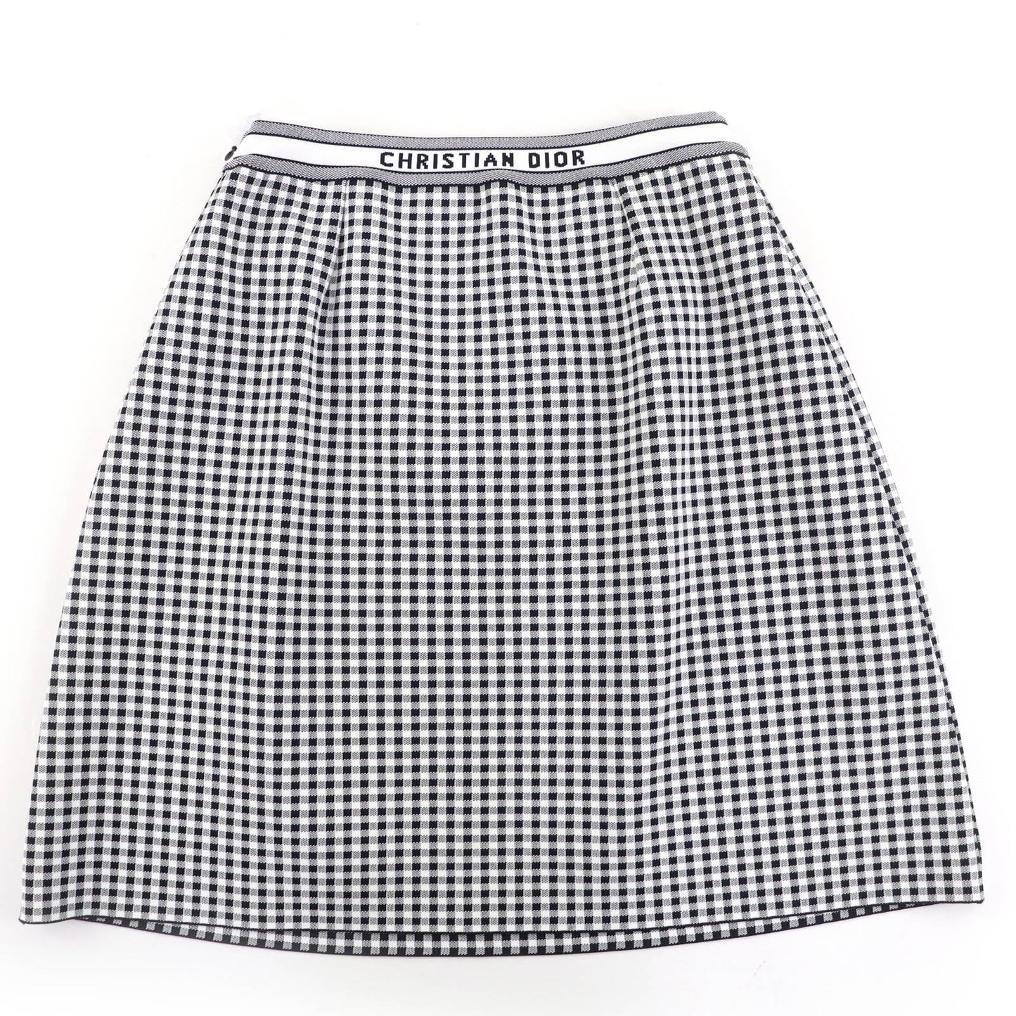 Christian Dior Checkn Dior Gingham Check Skirt
