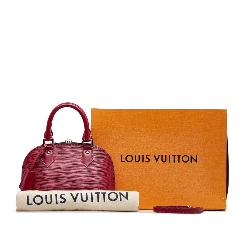 Louis Vuitton Epic Alma BB Handbags Shoulder Bag 2WAY M40851 Fushai Pink Leather  Louis Vuitton