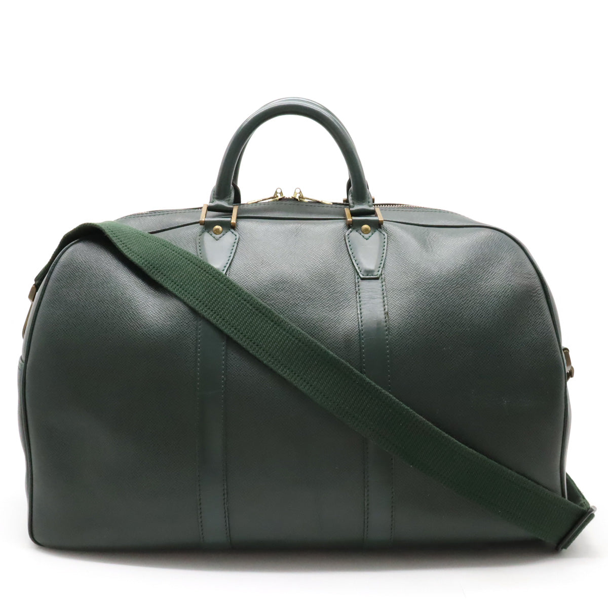 LOUIS VUITTON Kendall PM Boston Bag in Taiga Green M30124