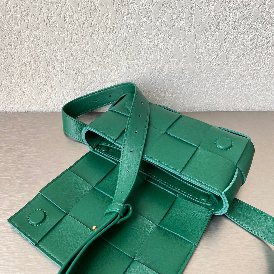 Top Quality Belt Cassette Dark Green, For Women, Women’s Bags 6.9in/17.5cm