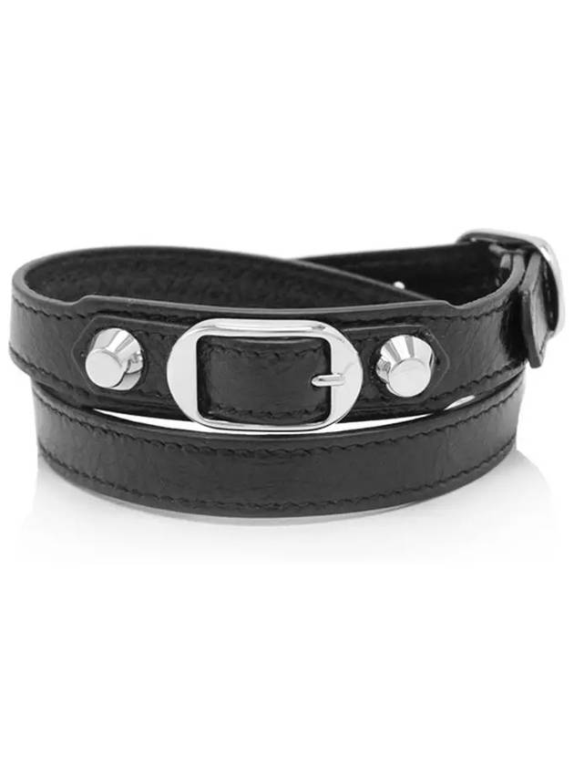 Luxury Balenciaga Trending 2025 Classic Triple Tour Bracelet Black