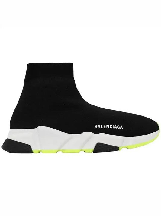 Luxury Balenciaga Trending 2025 Speed Runner High Top Sneakers Black Yellow