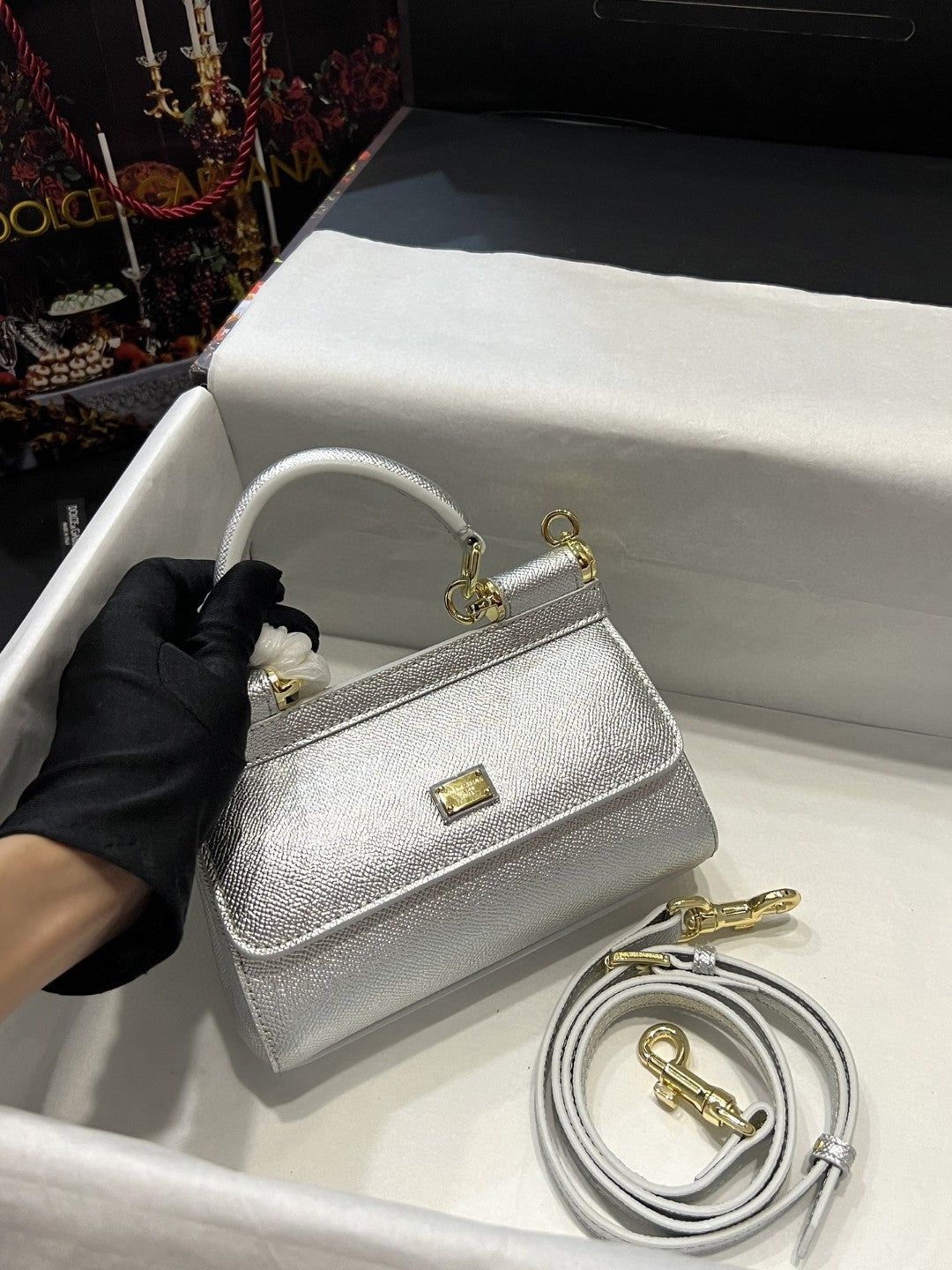 Top Quality Small Sicily Bag In Dauphine SiTop Qualityer For Women 7.5in/19cm Top QualityÂ 