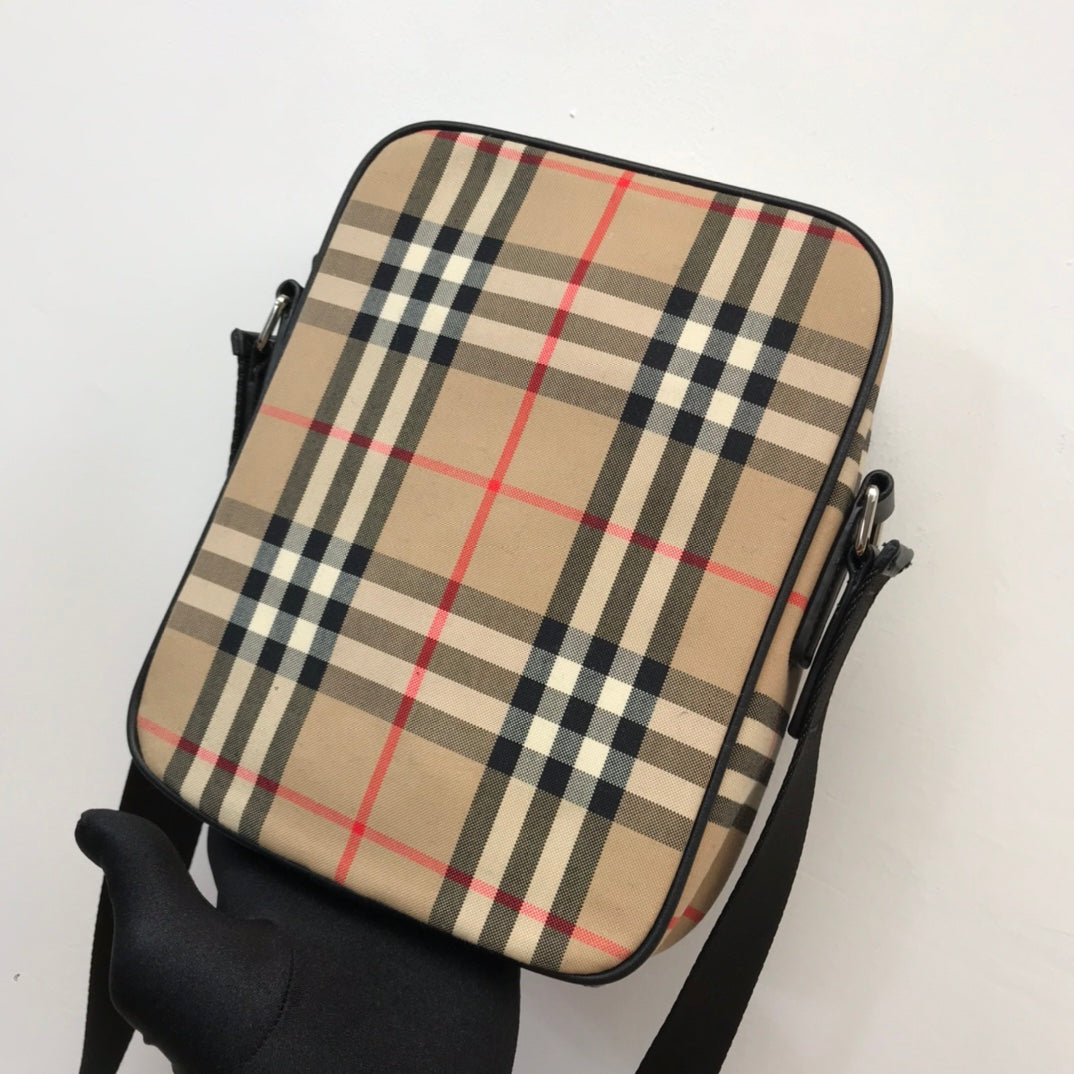 Top Quality  Check And Crossbody Bag For Men, Bags 8.7in/22cm