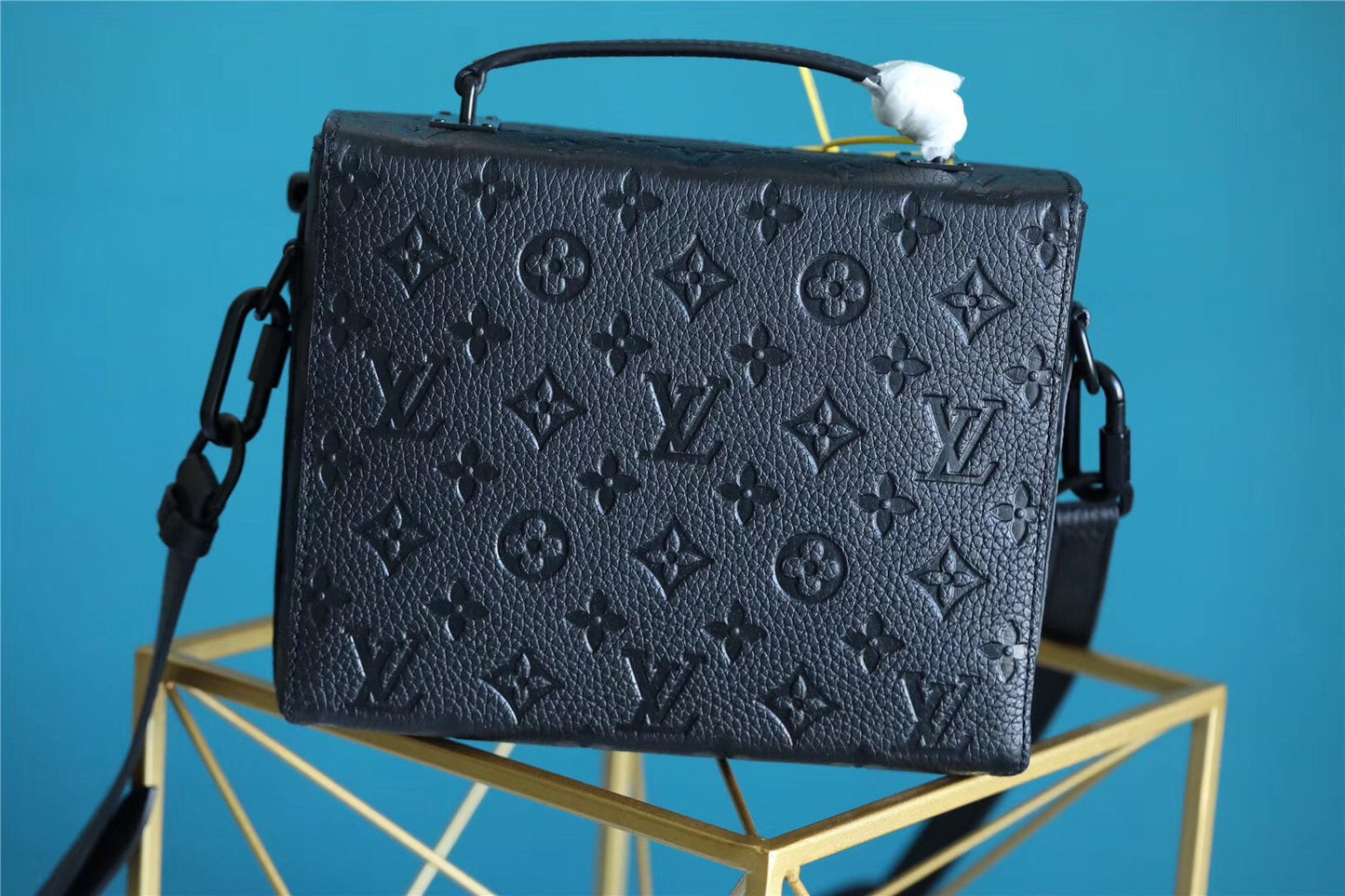 Top Quality Mini Soft Trunk Box Taurillon Black For Men, Bags, Shoulder And Crossbody Bags 9.1in/23cm Top Quality M61117
