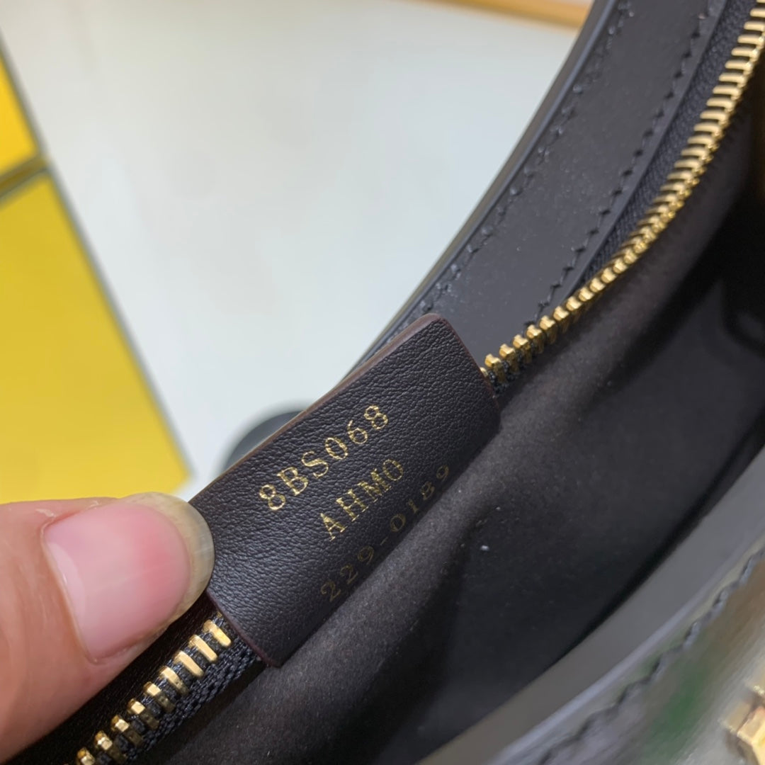 FI OLock Swing Black Bag For Woman 32cm/12in 8BS068ATop Quality0F19KX