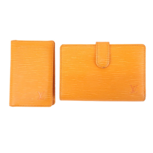 Louis Vuitton Epi Set of 2 Wallet and Card Case M6324H M6358H  d