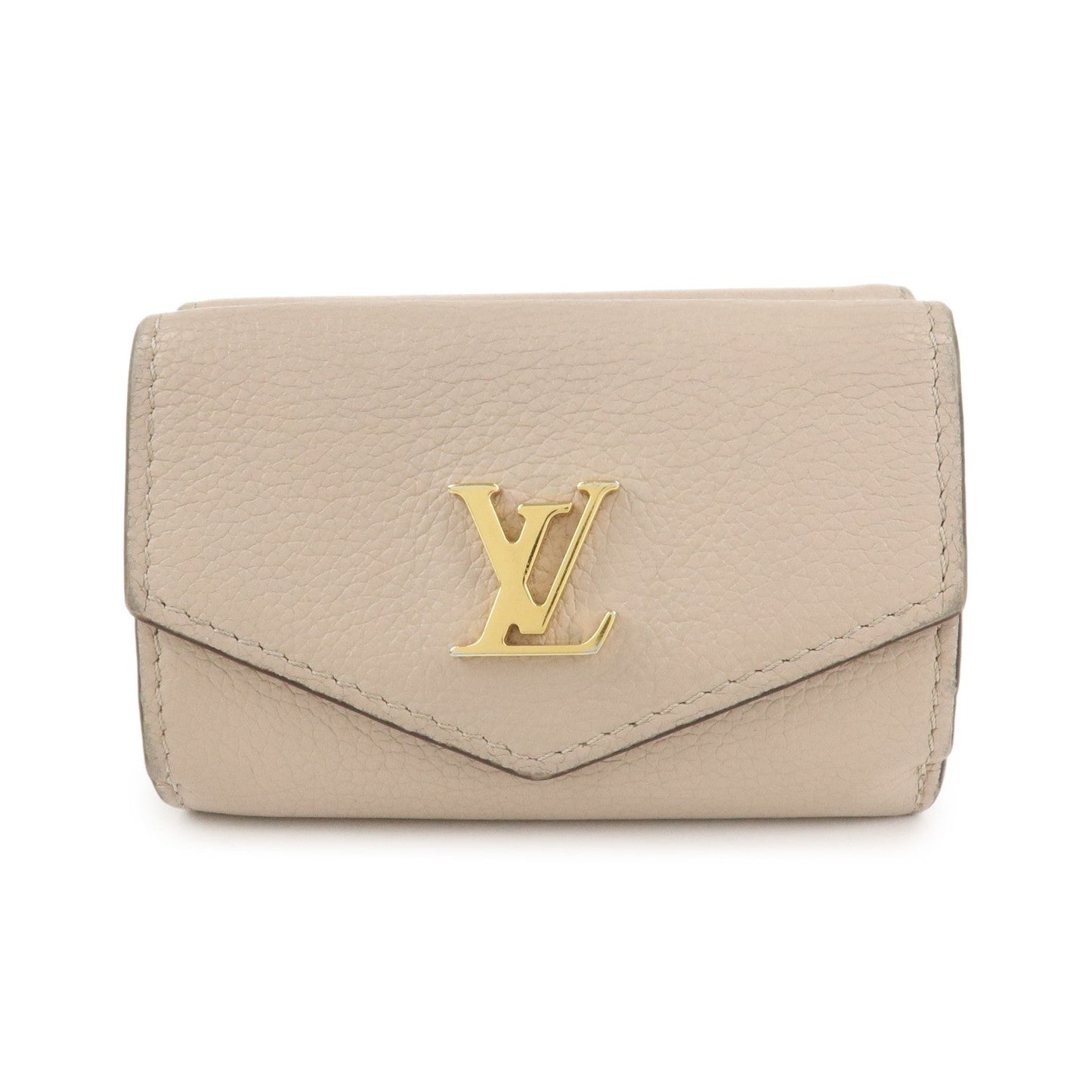Louis Vuitton Portefeuille Lock Mini Wallet Greige M69340  d