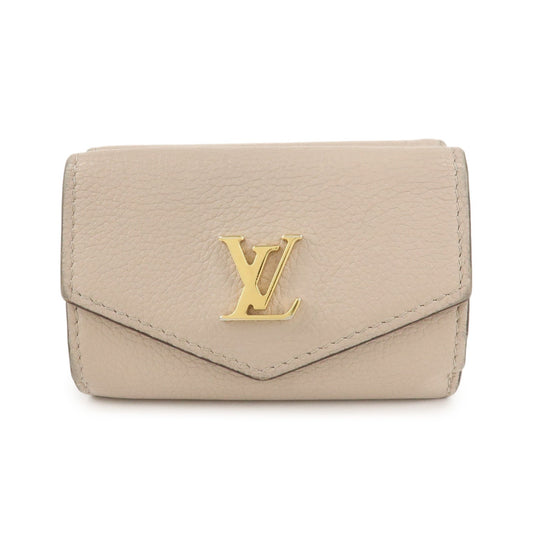 Louis Vuitton Portefeuille Lock Mini Wallet Greige M69340  d