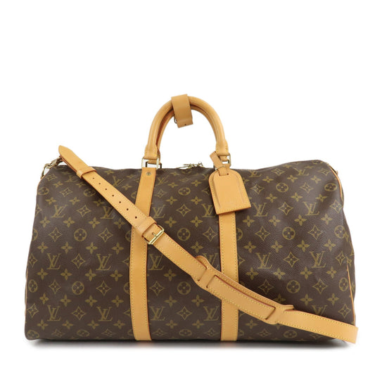 Louis Vuitton Monogram Keep All Bandouliere 50 Boston Bag M41416  d