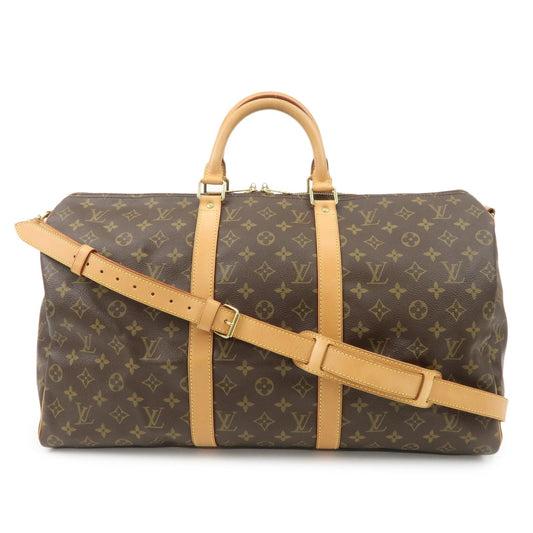 Louis Vuitton Monogram Keep All Bandouliere 50 Boston Bag M41416  d