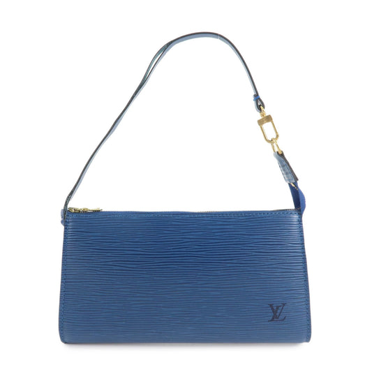 Louis Vuitton Epi Pochette Accessoires OldStyle Toledo Blue M52947  d