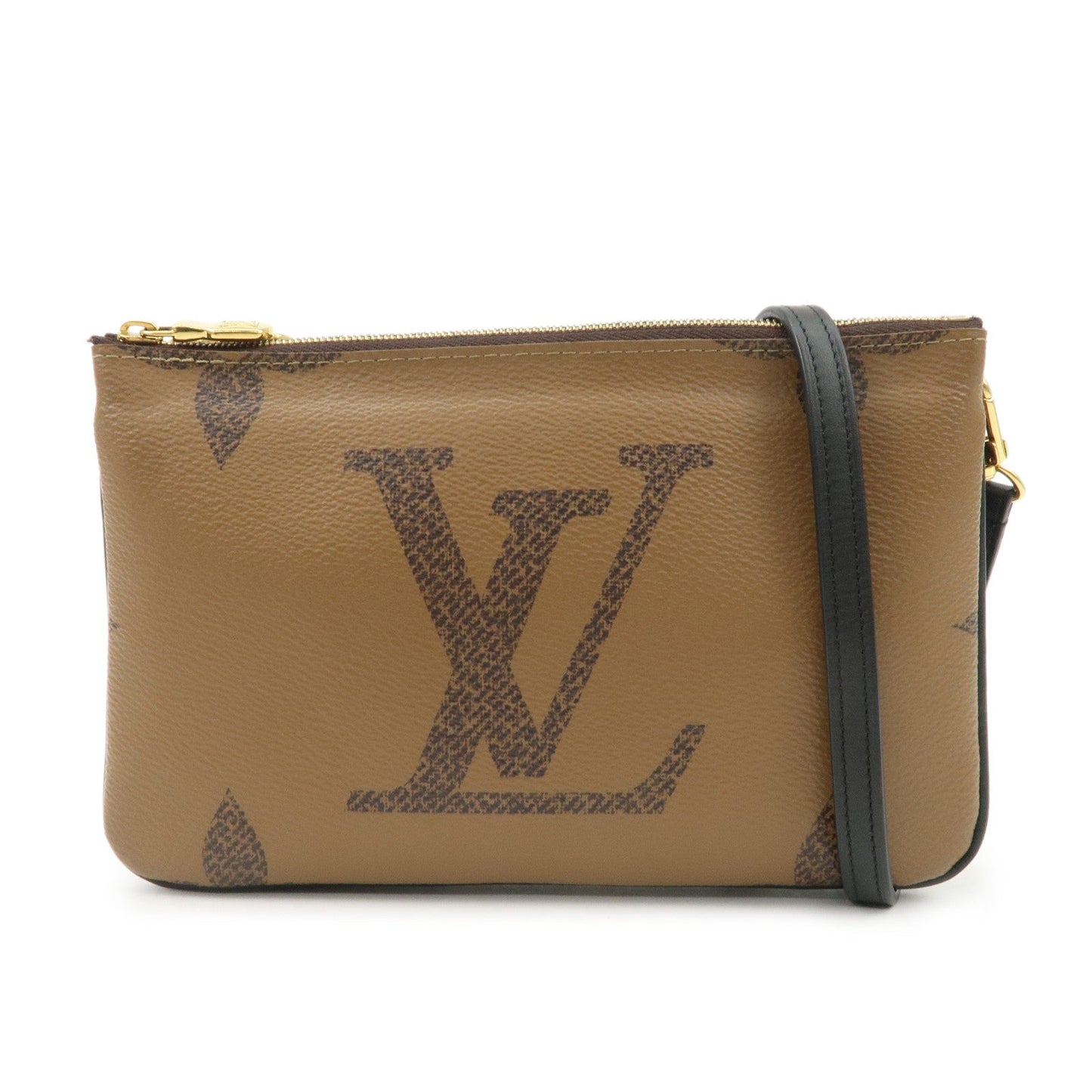 Louis Vuitton Giant Reverse Pochette Double Zip Shoulder Bag  d
