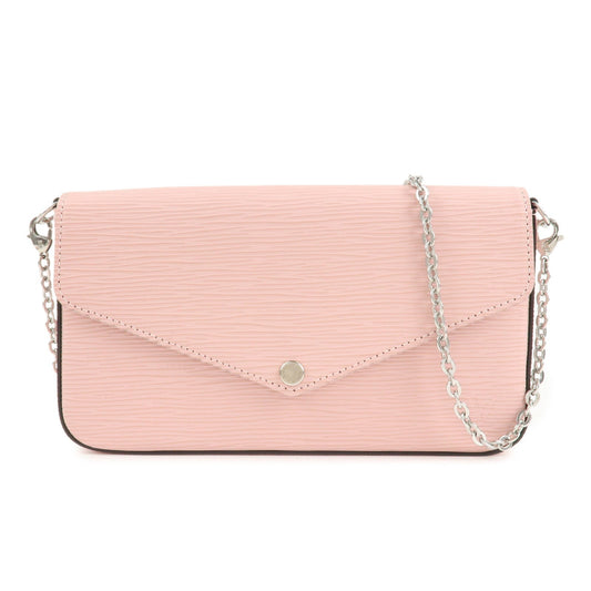 Louis Vuitton Epi Pochette Felicie Shoulder Bag Rose M62467  d