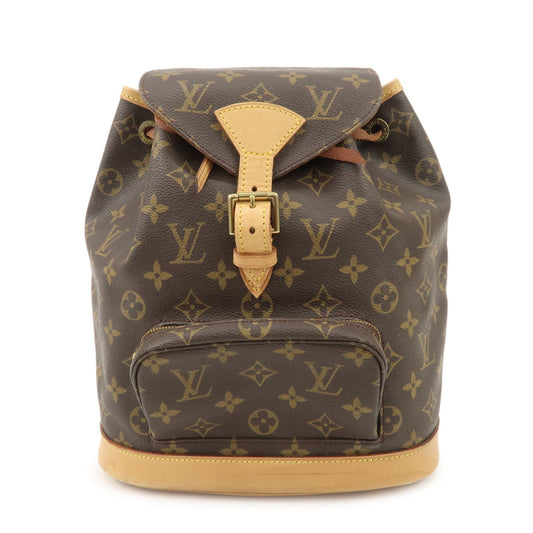 Louis Vuitton Monogram Montsouris MM Back Pack Bag M51136  d