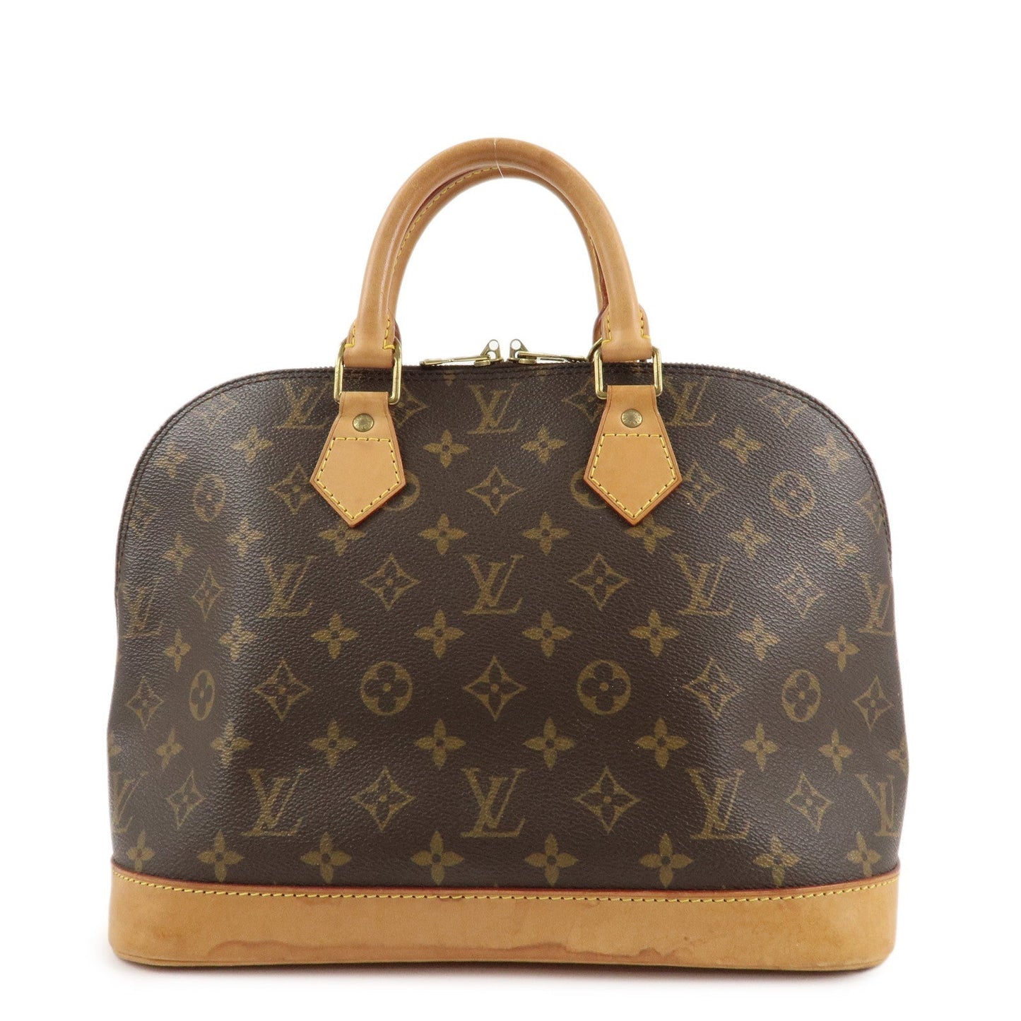 Louis Vuitton Monogram Alma Hand Bag Brown M51130  d