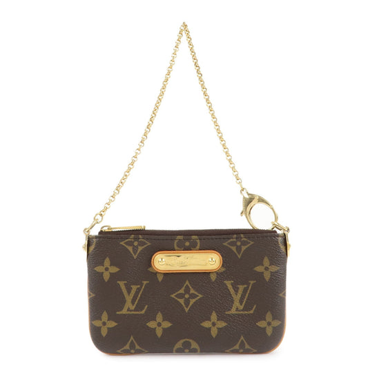 Louis Vuitton Monogram Pochette Milla PM Mini Pouch M60095  d