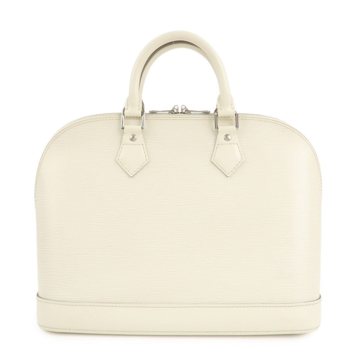 Louis Vuitton Epi Alma PM Hand Bag Ivoire Silver HDW M4030J  d