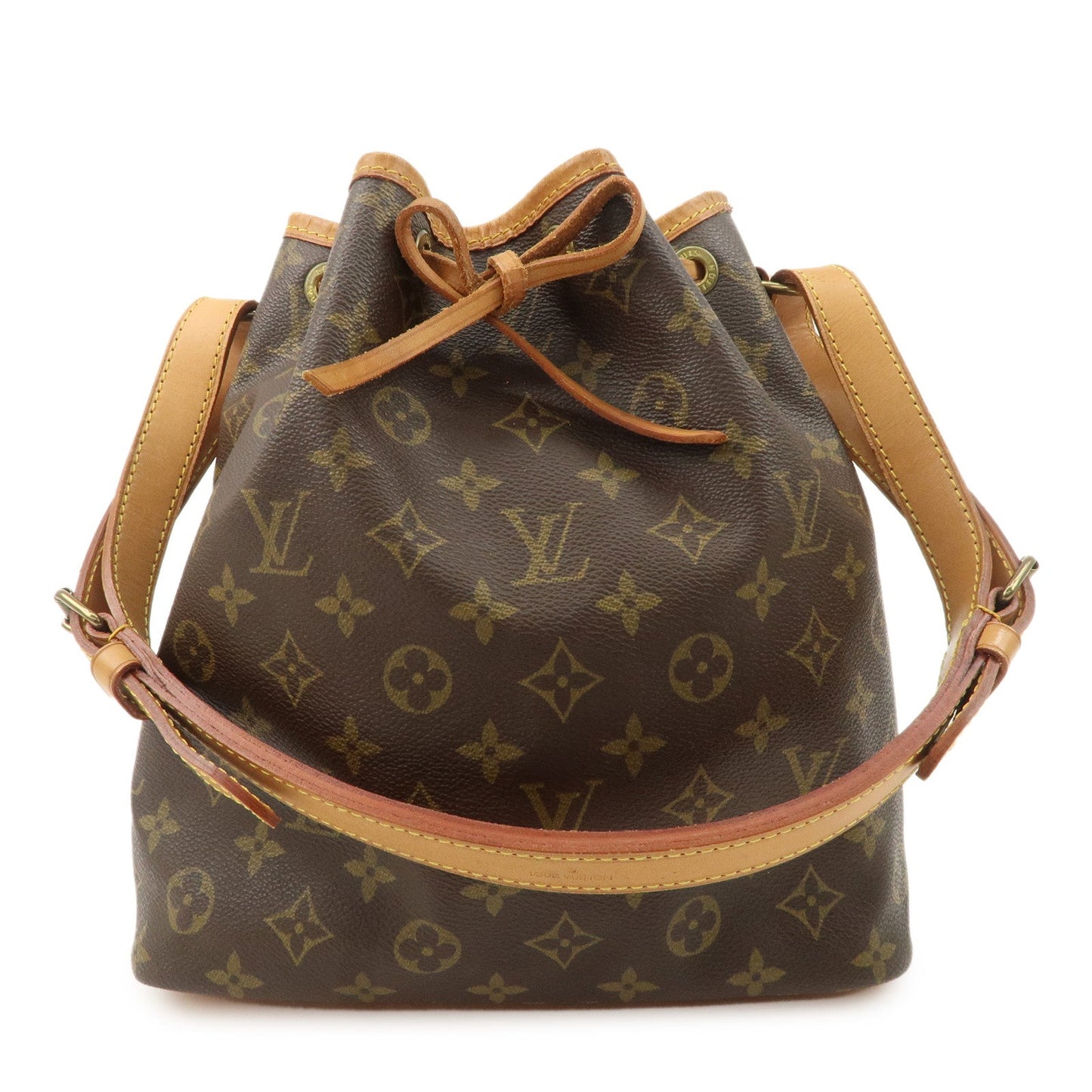 Louis Vuitton Monogram Petit Noe Shoulder Bag Brown M42226  d