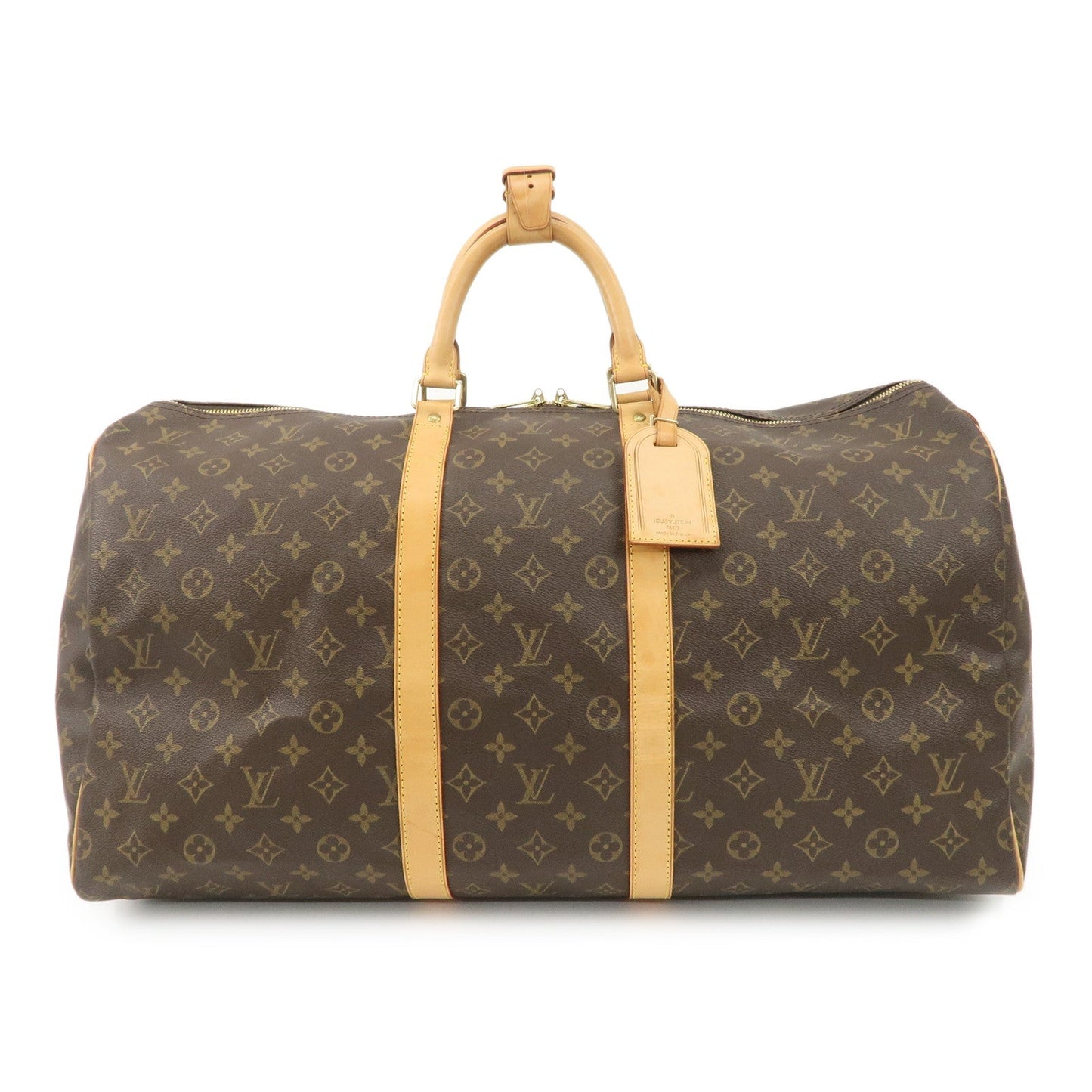 Louis Vuitton Monogram Keep All 55 Boston Bag Travel Bag M41424  d