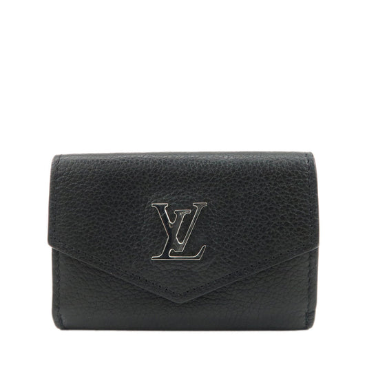 Louis Vuitton Lock Me Portefeuille Lock Mini Wallet Noir M63921  d