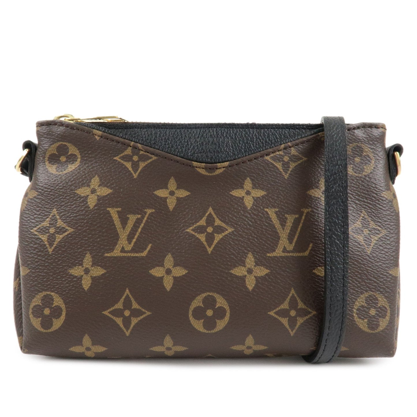 Louis Vuitton Monogram Pallas Uniforms Shoulder Bag Noir  d