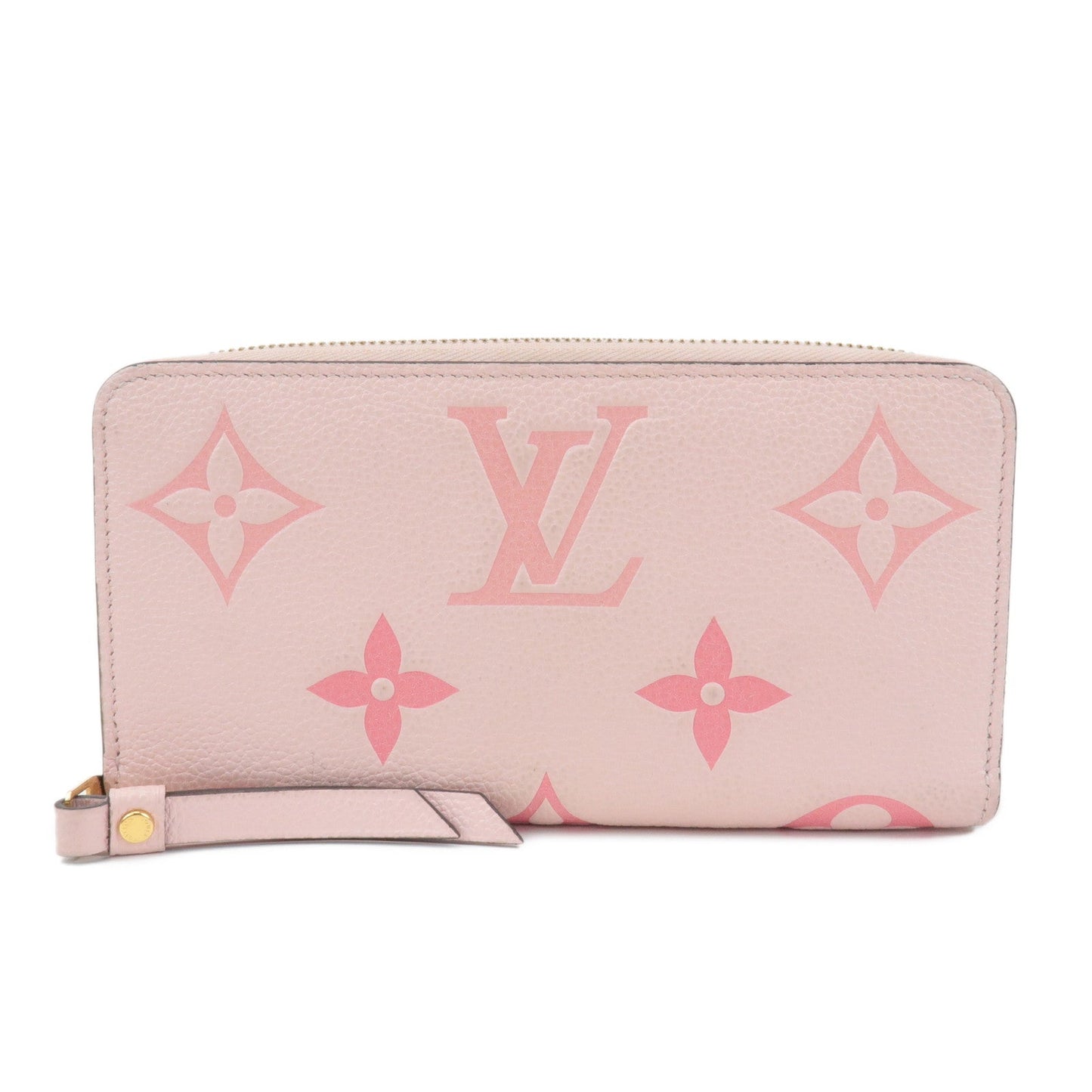Louis Vuitton Monogram Empreinte Zippy Wallet Rose M80403  d