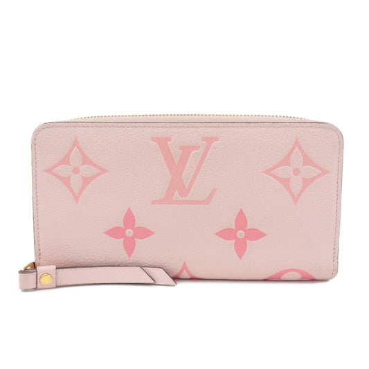 Louis Vuitton Monogram Empreinte Zippy Wallet Rose M80403  d