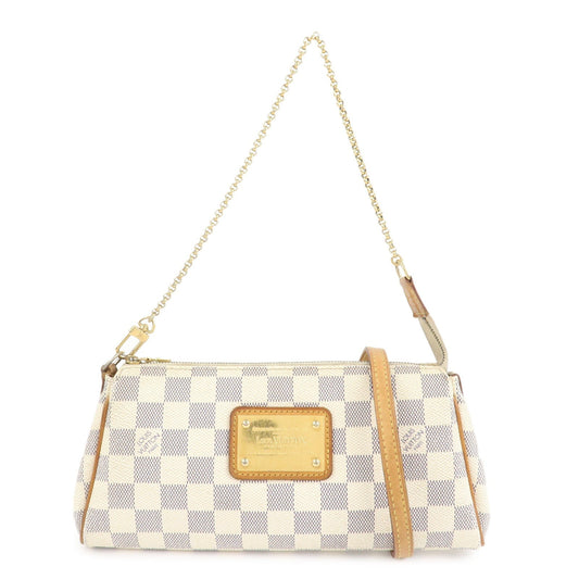 Louis Vuitton Damier Azur Eva 2 Way Pouch Shoulder Bag N55214  d