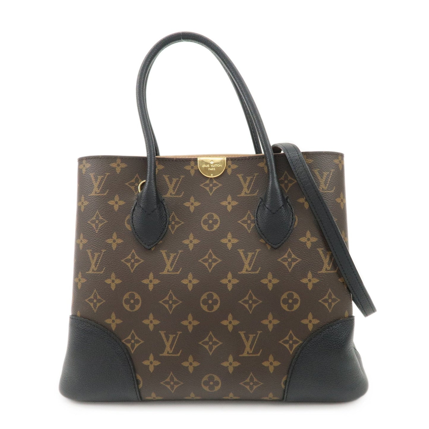 Louis Vuitton Monogram Flandrin 2Way Hand Bag Black Noir M41595  d