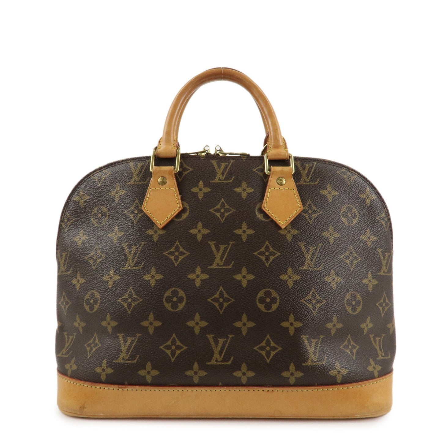 Louis Vuitton Monogram Alma Hand Bag Brown M51130  d