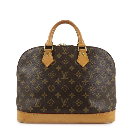 Louis Vuitton Monogram Alma Hand Bag Brown M51130  d