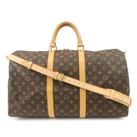 Louis Vuitton Monogram Keep All Bandouliere 50 Boston Bag M41416  d