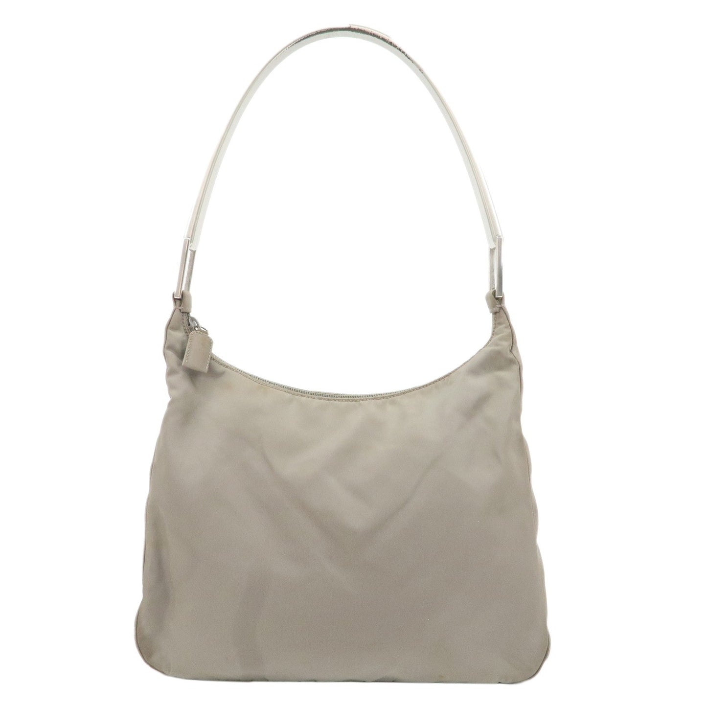 PRADA Nylon Shoulder Bag Gray  d