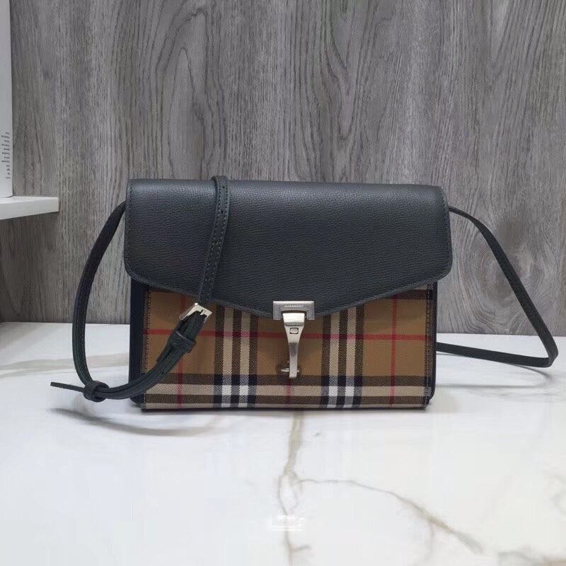 Top Quality Small  Check And Crossbody Bag Grey For Women, Women’s Bags 9in/24cm