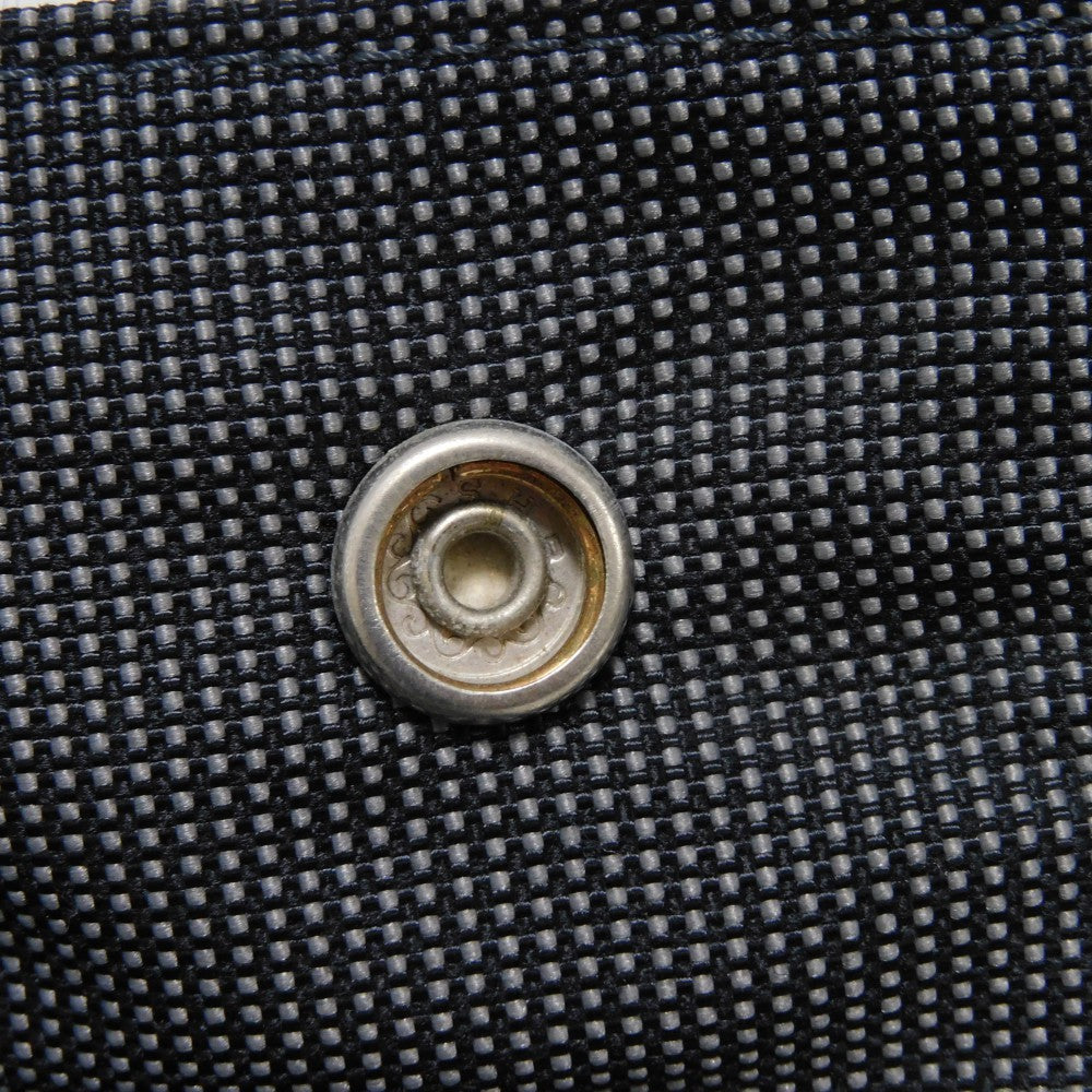 HERMES Tote Bag Nylon canvas (polyamide x polyester) Dark gray H Mark Nylon Canvas Shoulder Bag Serie button Her Line Tote GM unisex(Unisex)  d