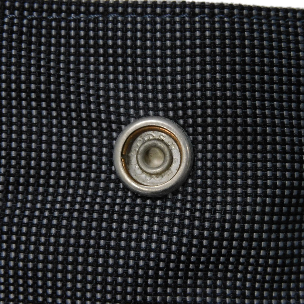 HERMES Tote Bag Nylon canvas (polyamide x polyester) Dark gray H Mark Nylon Canvas Shoulder Bag Serie button Her Line Tote GM unisex(Unisex)  d